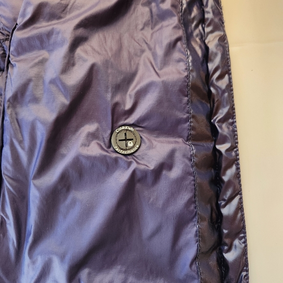 Womens Calvin Klein Performance Premium Down Puffer Vest Small Blue/Purple - Picture 6 of 15